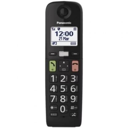 Teléfono inalámbrico panasonic kx-tgu112exb/ pack duo/ negro - Imagen 3