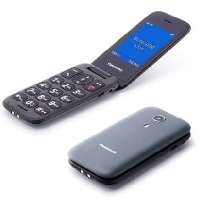 Teléfono móvil panasonic kx-tu400exg para personas mayores/ gris - Imagen 3