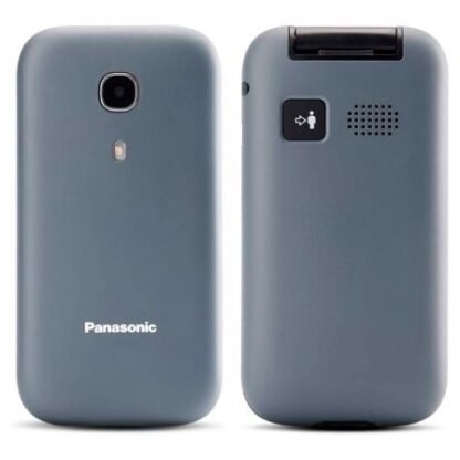 Teléfono móvil panasonic kx-tu400exg para personas mayores/ gris - Imagen 4