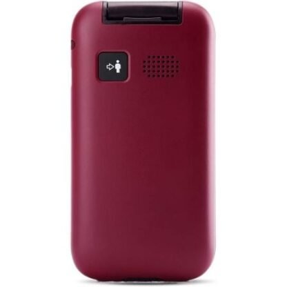 Teléfono móvil panasonic kx-tu400exr para personas mayores/ rojo granate - Imagen 2