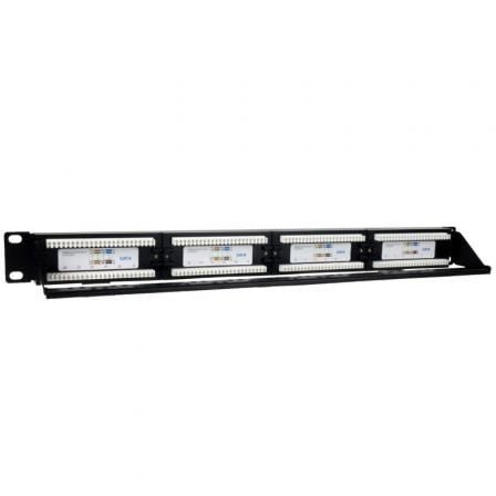 Patch panel phasak pu 2424/ 24 puertos/ cat.6/ altura 1u/ gestión de cables - Imagen 2