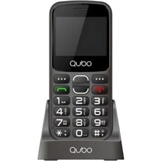 Teléfono móvil qubo x-230bkc 4g para personas mayores/ negro