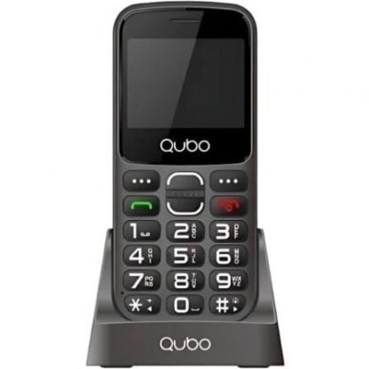 Teléfono móvil qubo x-230bkc 4g para personas mayores/ negro