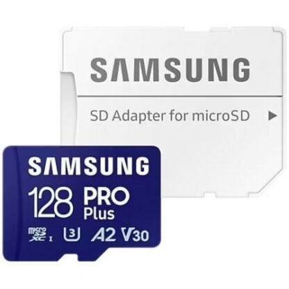 Tarjeta de memoria samsung pro plus 2023 128gb microsd xc/ clase 10/ 180mbs - Imagen 2