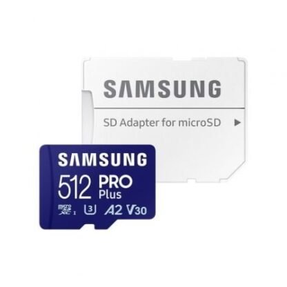 Tarjeta de memoria samsung pro plus 2023 512gb microsd xc/ clase 10/ 180mbs - Imagen 2