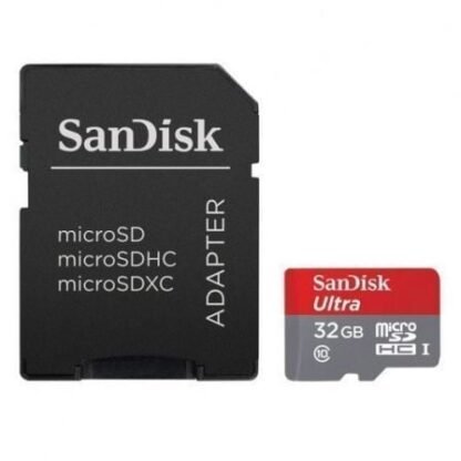 Tarjeta de memoria sandisk ultra 32gb microsd hc uhs-i con adaptador/ clase 10/ 120mbs - Imagen 2