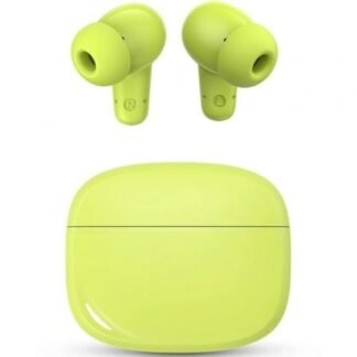 Auriculares bluetooth spc boost buds con estuche de carga/ autonomía 7.5h/ verde lima