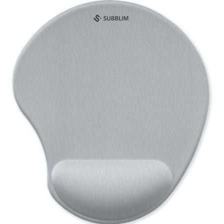 Alfombrilla ergonómica subblim ergo neogel mousepad/ plateada