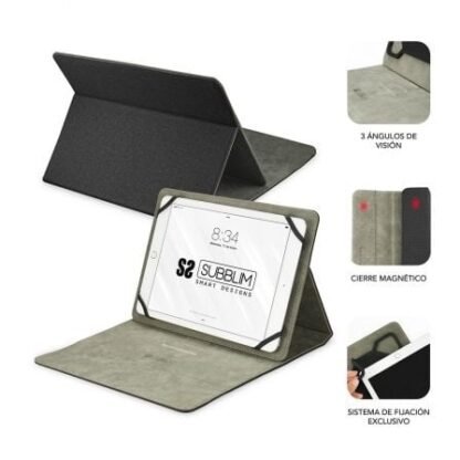 Funda subblim clever stand para tablets de 9"-10.1"/ negra - Imagen 2