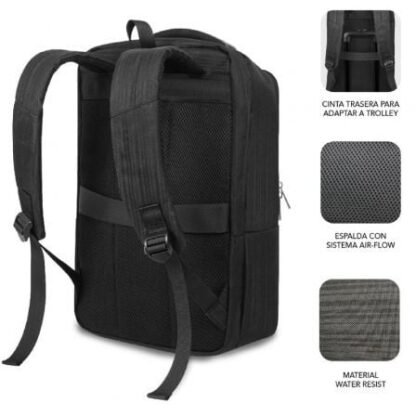 Mochila subblim business v2 ap backpack para portátiles hasta 15.6"/ puerto usb/ negra - Imagen 3