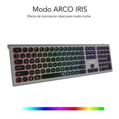 Teclado inalámbrico subblim master/ gris y negro - Imagen 5