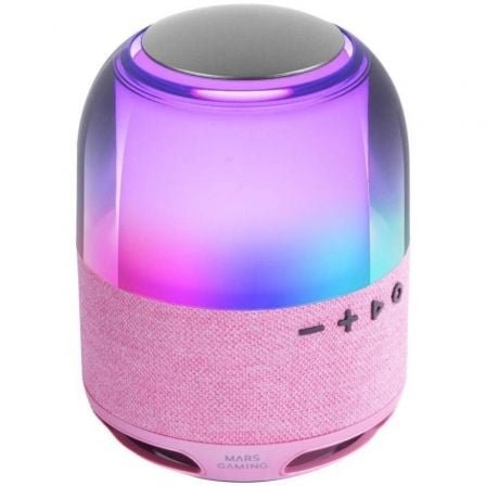 Altavoz con bluetooth mars gaming ms-flow/ 15w/ 1.0/ rosa