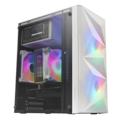 Caja gaming minitorre mars gaming mc-me/ blanca - Imagen 2