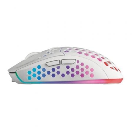 Ratón gaming inalámbrico mars gaming mmw3w/ batería recargable/ hasta 3200 dpi/ blanco - Imagen 3