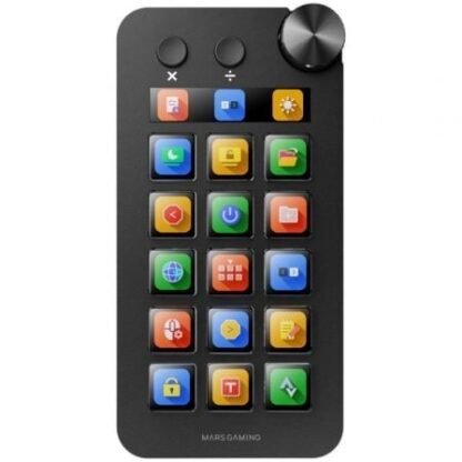 Control deck mars gaming msd-neo/ 15 teclas lcd/ 1 rueda/ 2 botones/ negro - Imagen 2