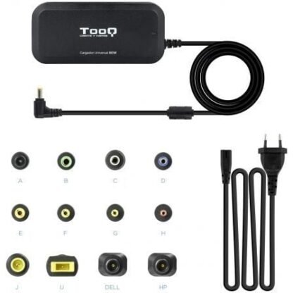 Cargador de portátil tooq tqlc-90bs02m/ 90w/ manual/ 12 conectores/ voltaje 15-24v/ 1 usb - Imagen 5