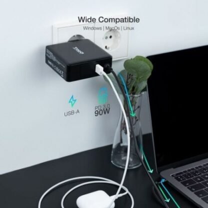 Cargador de portátil tooq tqlc-usbc90pd usb tipo-c/ 90w/ automático/ voltaje 5-20v - Imagen 5