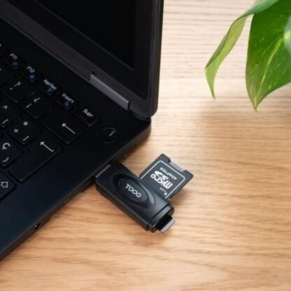Lector de tarjetas externo tooq tqr-3002b/ usb 3.0 - Imagen 3