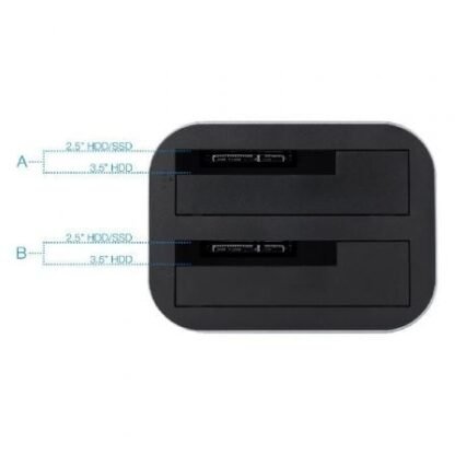 Docking station para discos duros tooq tqds-805g - Imagen 3