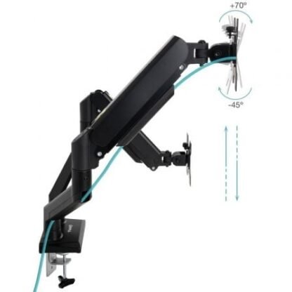 Soporte de mesa para 2 monitores tooq db1434tnr-b/ hasta 10kg - Imagen 2