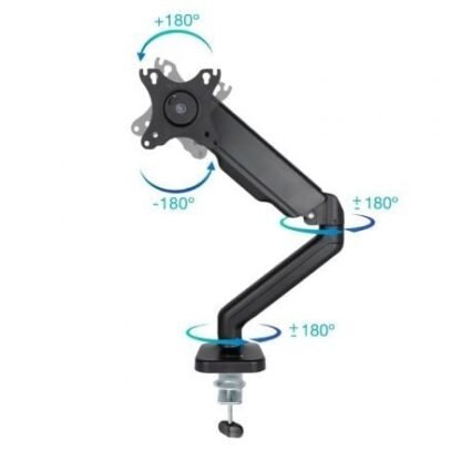 Soporte de mesa para monitor tooq db5032tnr-b/ giratorio/ inclinable/ hasta 9kg - Imagen 3