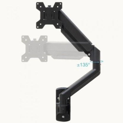 Soporte de pared para monitor tooq lp1334tnr-b/ giratorio/ inclinable/ rotatorio/ hasta 10kg - Imagen 3