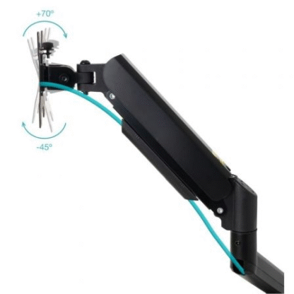 Soporte de pared para monitor tooq lp1334tnr-b/ giratorio/ inclinable/ rotatorio/ hasta 10kg - Imagen 4