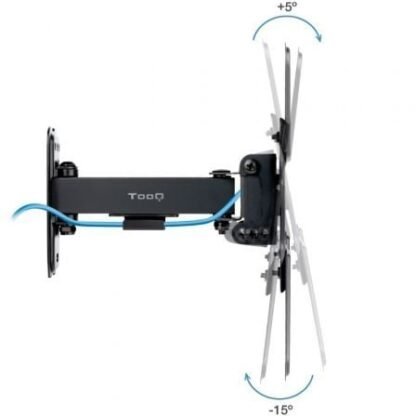 Soporte de pared extensible/ giratorio/ inclinable tooq lp1343tn-b para tv de 13-43"/ hasta 20kg - Imagen 4