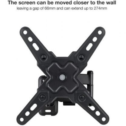 Soporte de pared extensible/ giratorio/ inclinable tooq lp1344tn-b para tv de 13-43"/ hasta 20kg - Imagen 4