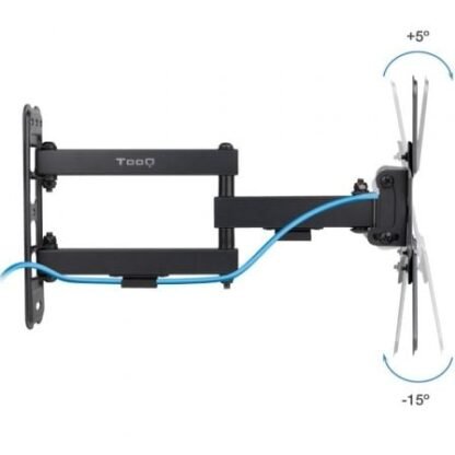 Soporte de pared extensible/ giratorio/ inclinable tooq lp1345tn-b para tv de 13-43"/ hasta 20kg - Imagen 3