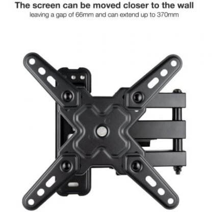 Soporte de pared extensible/ giratorio/ inclinable tooq lp1345tn-b para tv de 13-43"/ hasta 20kg - Imagen 4
