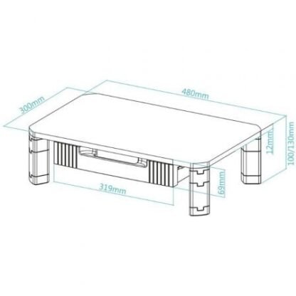 Soporte para monitor tooq tqmmpd02/ hasta 20kg - Imagen 3