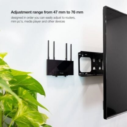 Soporte universal tooq tqmpm4776 para router, minipc/ hasta 5kg - Imagen 5