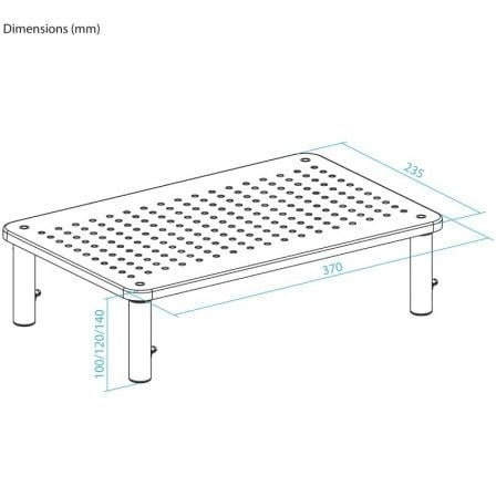 Soporte para monitor tooq tqmr081/ hasta 20kg - Imagen 2