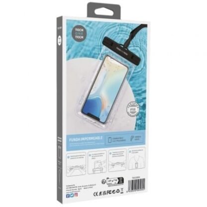 Funda universal impermeable para smartphone tech one tech tec2850/ hasta 7" - Imagen 3