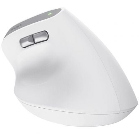 Ratón vertical inalámbrico trust bayo ii/ batería recargable/ hasta 2400 dpi/ blanco - Imagen 5