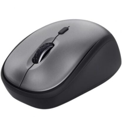 Ratón mini inalámbrico trust yvi+ silent/ hasta 1600 dpi/ negro
