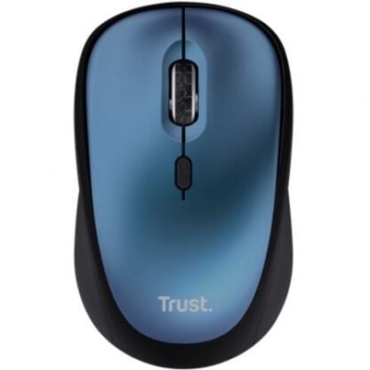 Ratón mini inalámbrico trust yvi+ silent/ hasta 1600 dpi/ azul - Imagen 2