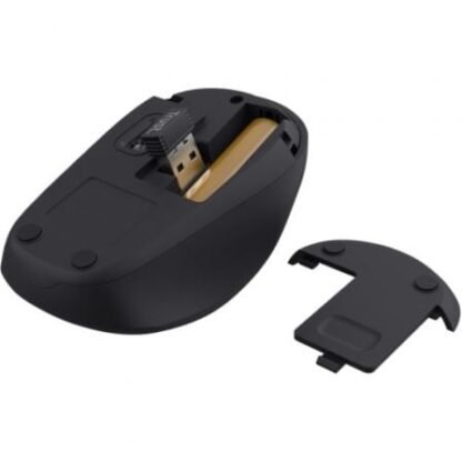 Ratón mini inalámbrico trust yvi+ silent/ hasta 1600 dpi/ azul - Imagen 4