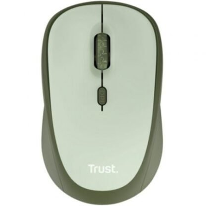 Ratón mini inalámbrico trust yvi+ silent/ hasta 1600 dpi/ verde - Imagen 2