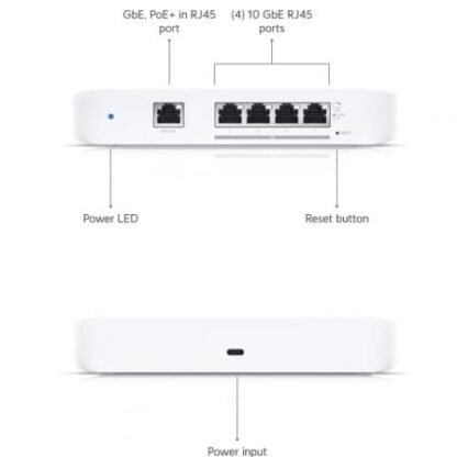 Switch ubiquiti usw-flex-xg/ 5 puertos/ rj45 10gbe poe in - Imagen 5