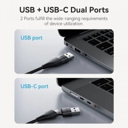 Adaptador vention acyhb/ usb tipo-c macho/ usb macho - hdmi hembra - Imagen 3
