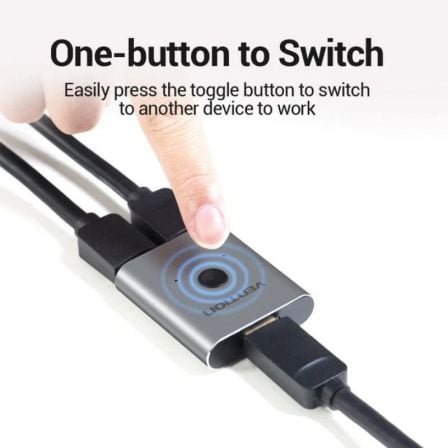 Switch conmutador 4k hdmi 2.0 bidireccional vention afuh0 hdmi hembra / 2x hdmi hembra - Imagen 3