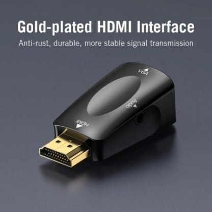 Adaptador conversor vention aidb0/ hdmi macho a vga hembra/ audio jack 3.5mm - Imagen 5