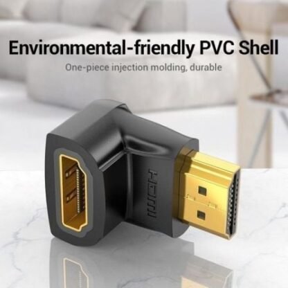 Adaptador hdmi 4k 90º vention aiob0-2/ hdmi macho - hdmi hembra/ pack 2 uds - Imagen 2