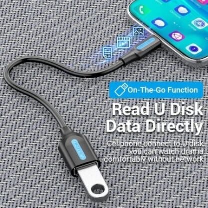 Adaptador usb 3.1 tipo-c vention ccvbb/ usb tipo-c macho - usb hembra - Imagen 3
