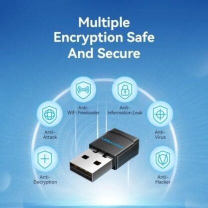 Adaptador usb - wifi vention kdsb0/ 433mbps - Imagen 3