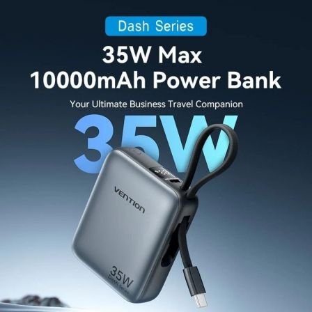 Powerbank 10000mah vention fheh0/ 35w/ gris - Imagen 2