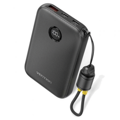 Powerbank 10000mah vention fkab0-c/ 22.5w/ negro