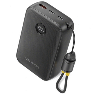 Powerbank 20000mah vention fkbb0-c/ 22.5w/ negro
